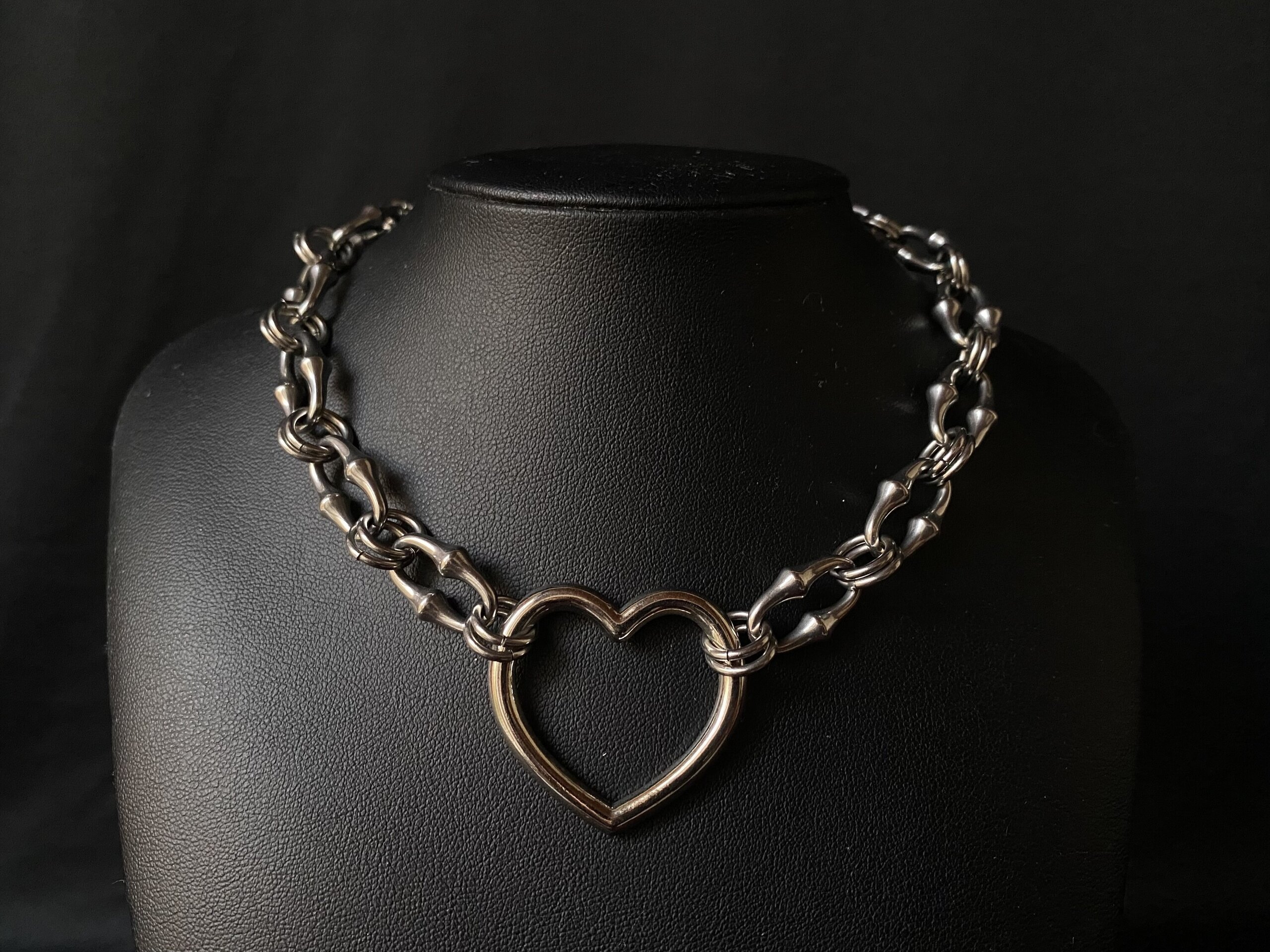 Heart Link Choker - 1
