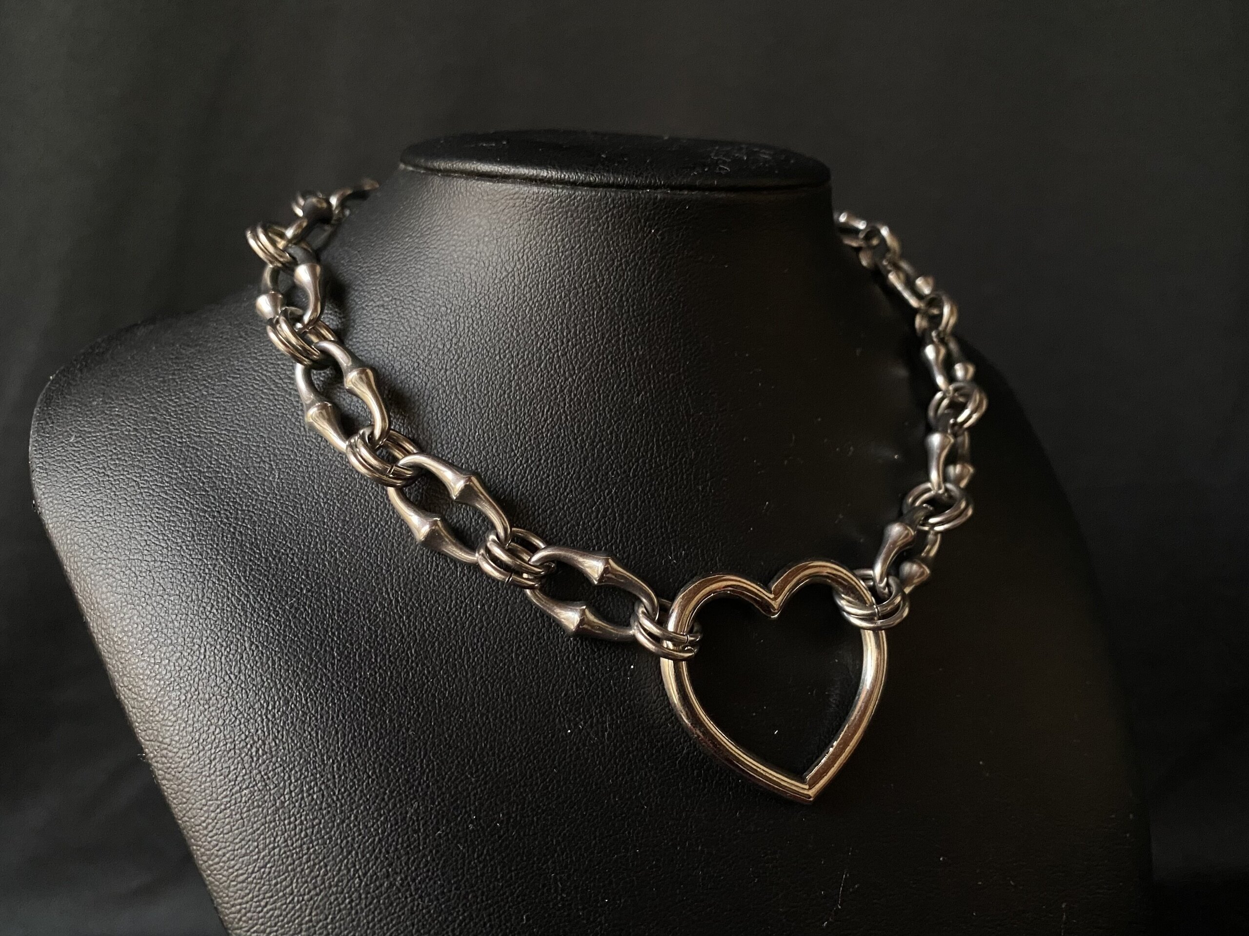 Heart Link Choker - 2