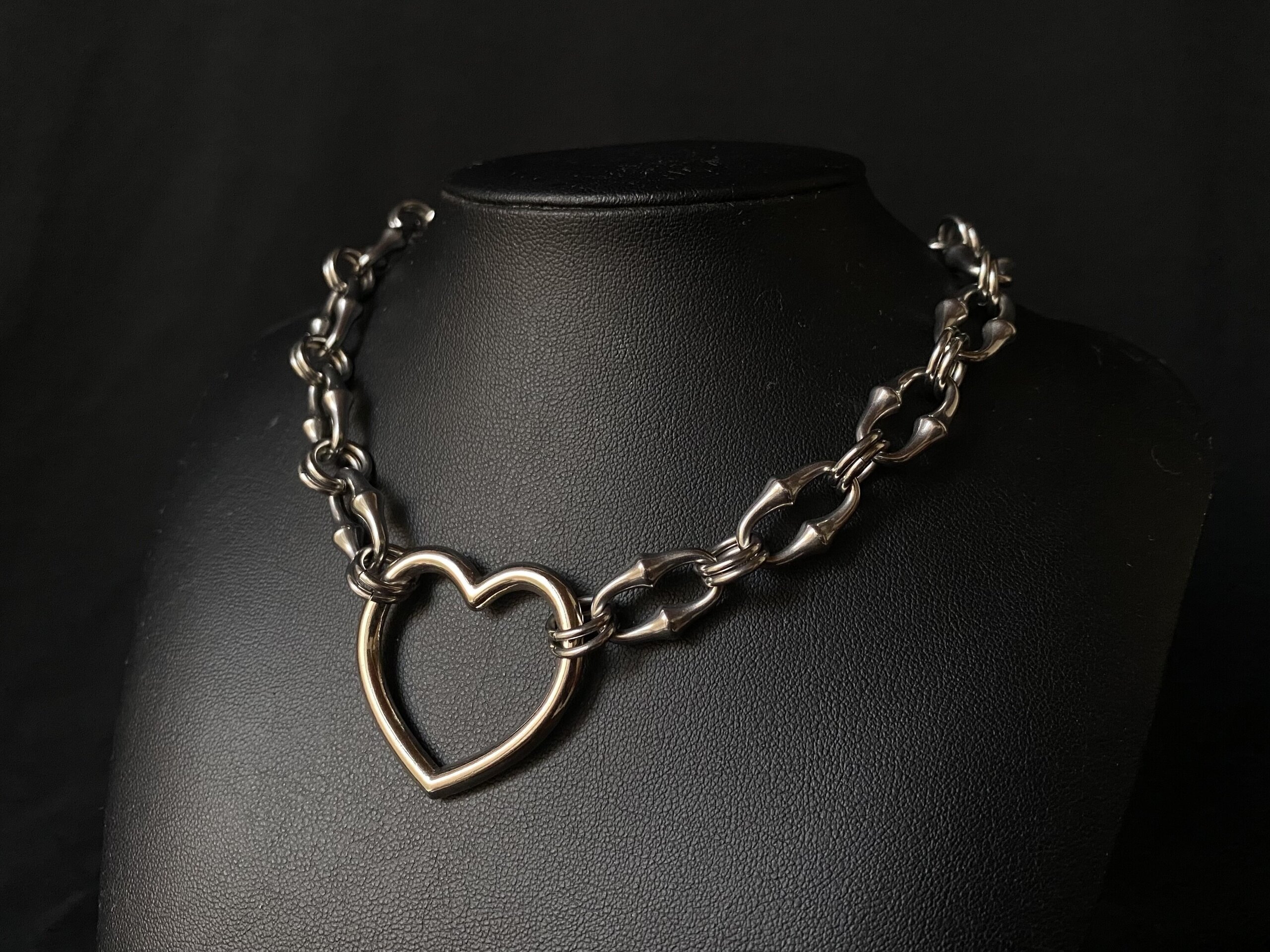Heart Link Choker - 3
